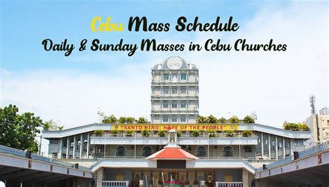 Mass Schedule of Ayala Center Cebu, Cebu City, Cebu.